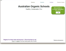 Tablet Screenshot of organicschools.com.au